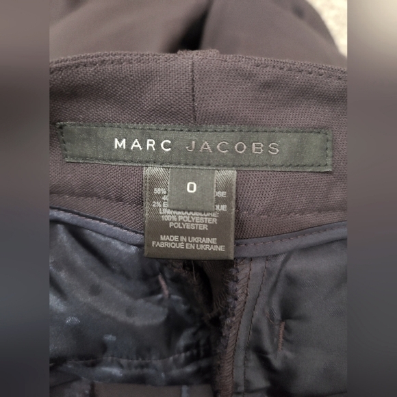 Marc Jacobs Deep Plum Bootcut Wool Blend Dress Pants - Picture 4 of 4